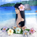 Hand-made Polynesian Artificial Flowers Hair Pick